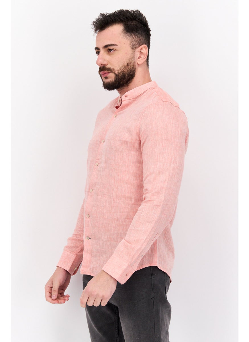 Men Regular Fit Chambray Long Sleeves Casual Shirt, Pink Combo - pzsku/Z70CA804B62E287EF382EZ/45/_/1737642492/158d9643-4010-4ded-ac38-5dc91ba402fe