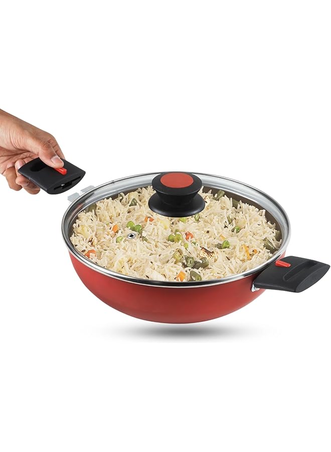 VINOD Popular Non Stick Kadai 24 Cm - Image 1