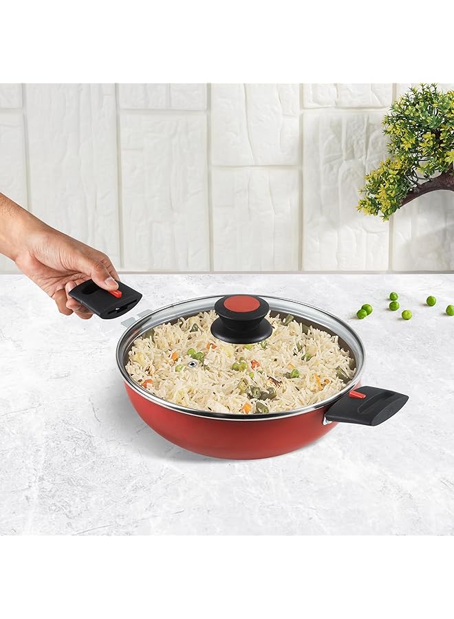 VINOD Popular Non Stick Kadai 24 Cm - Image 3