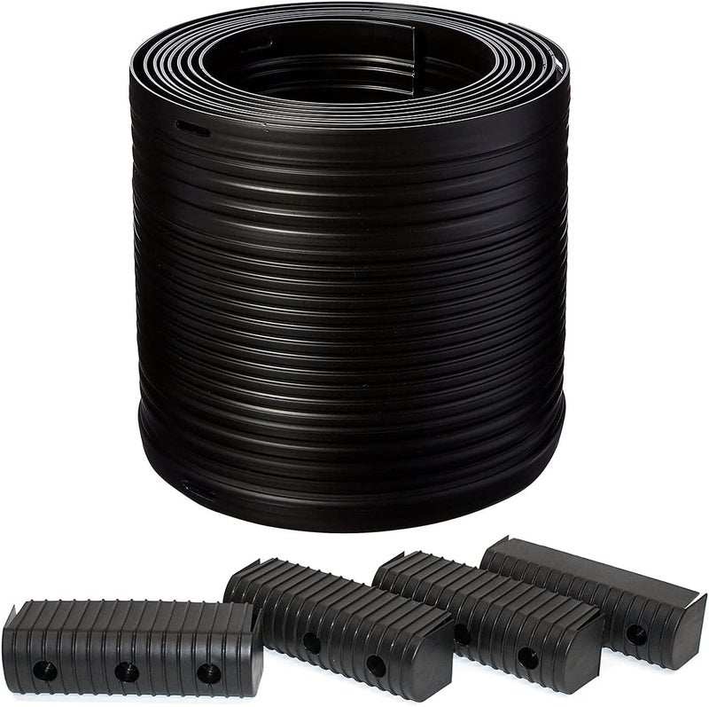Caliber Bunk Wrap Kit 23052-BK, 16-ft Roll of 2x6-in Bunk Wrap with Endcaps, Black - Image 1