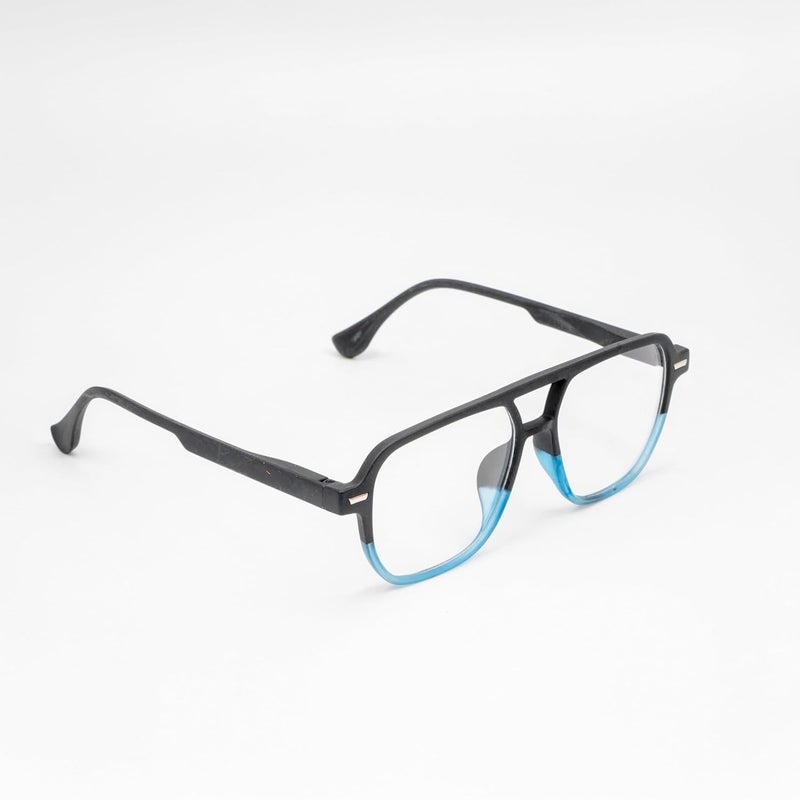 LENS+ Lensplus Aviator TR Full Rim Eyeglasses with Blue Cut Lightweight Unisex Eyewear for Men & Women | Stylish Computer & Daily Use Frame - Image 4