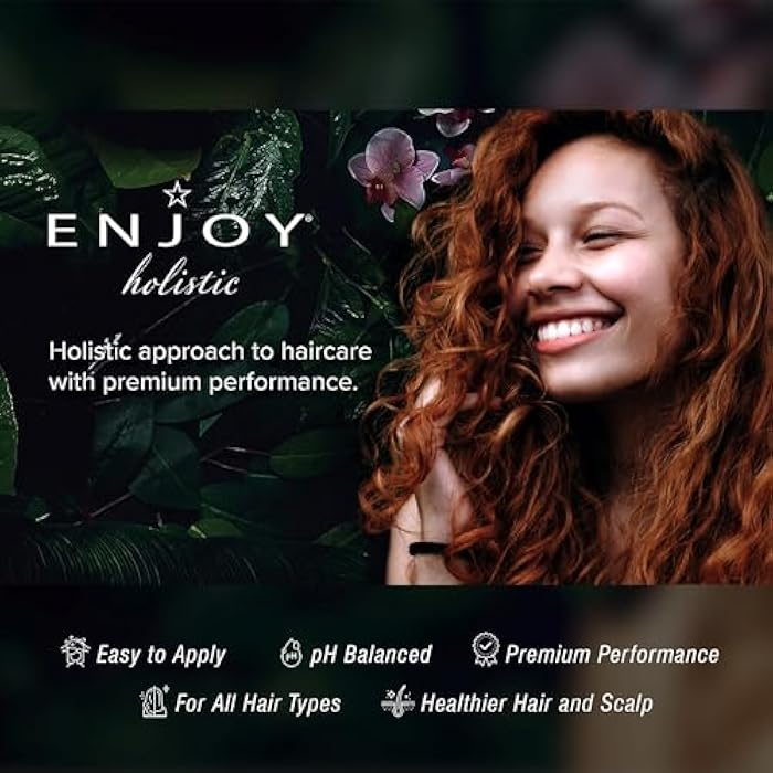 Enjoy Holistic Volume Conditioner - Lightweight Volumizing Conditioner for Fine Hair - Sulfate, Silicone & Paraben Free - Adds Body, Shine & Weightless Moisture - 33.8 Fl Oz - Image 4