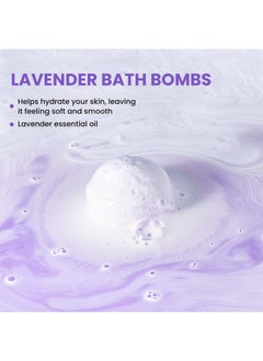 BODY & EARTH Bath Bombs Gift Set for Women, BODY & EARTH 10 X 3.5 oz Essential Oils Lavender Handmade Birthday Gift Idea for Family, Women, Men, Mothers Day Gifts for Mom  - Image 2