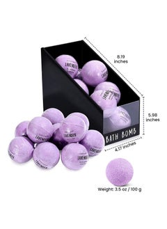 BODY & EARTH Bath Bombs Gift Set for Women, BODY & EARTH 10 X 3.5 oz Essential Oils Lavender Handmade Birthday Gift Idea for Family, Women, Men, Mothers Day Gifts for Mom  - Image 5