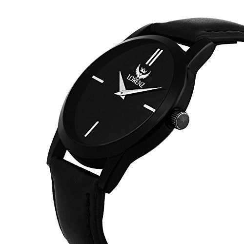 LORENZ Mens Gift Box Combo Set of Black Watch, Wallet & Sunglasses - Image 4