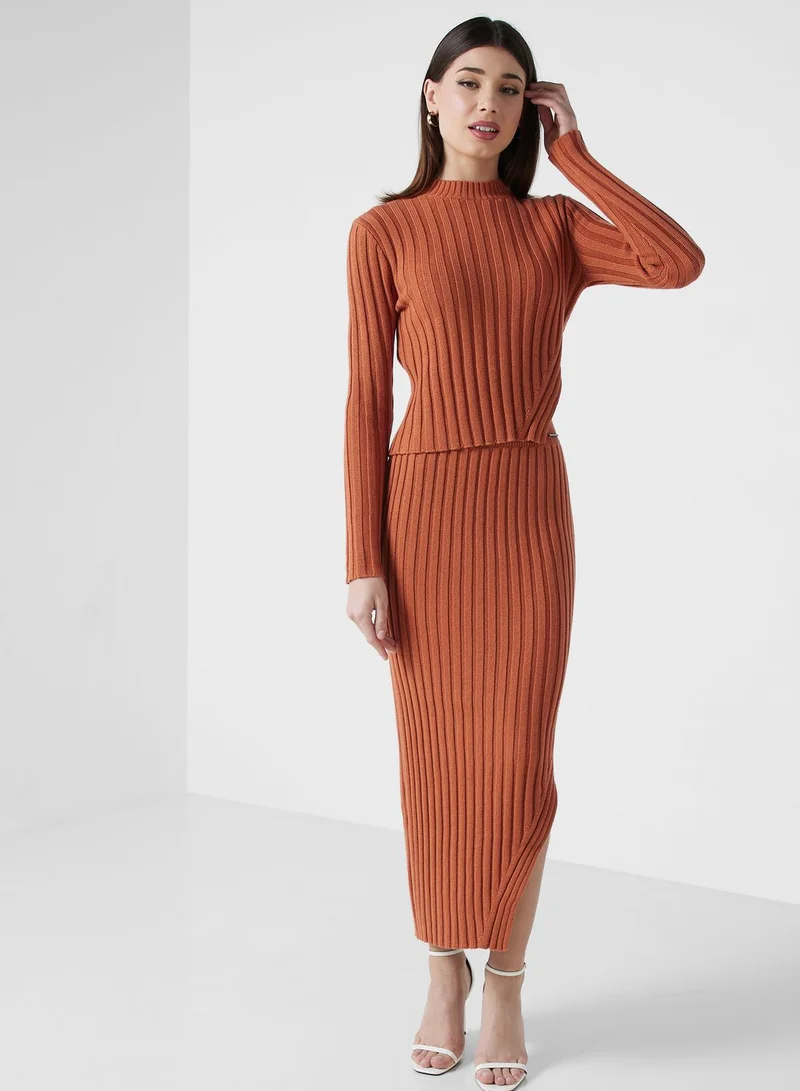 CALVIN KLEIN Rib Knit Sweater
