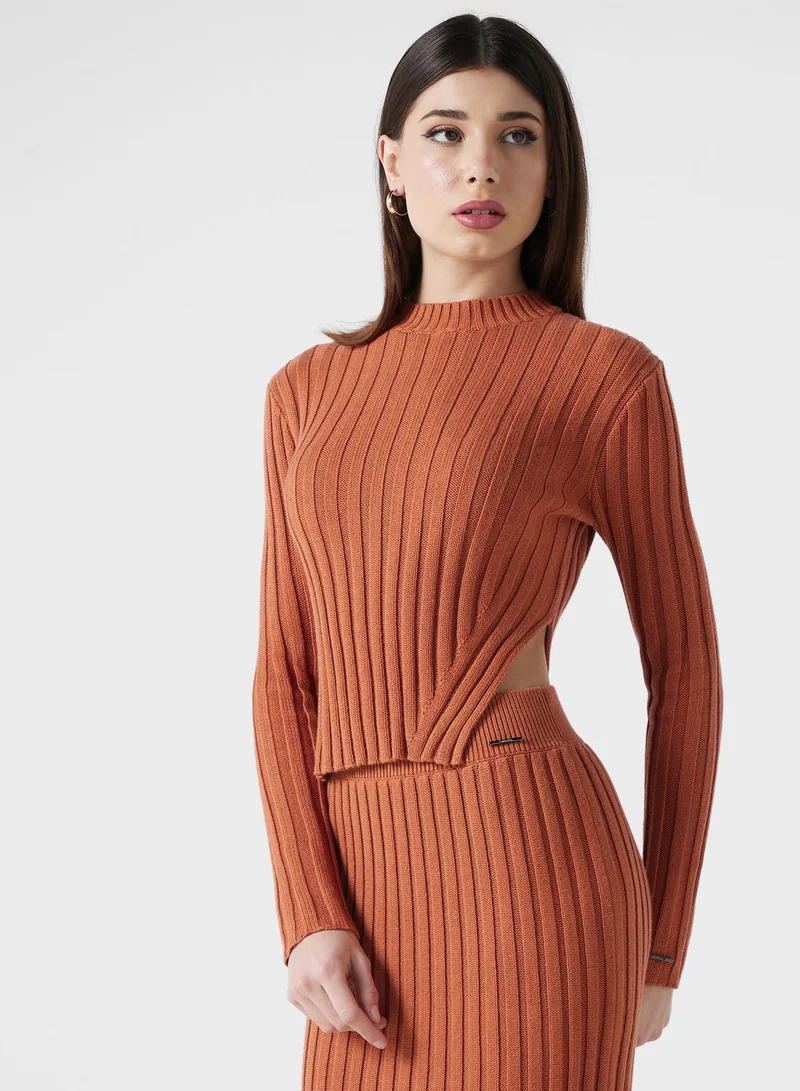 CALVIN KLEIN Rib Knit Sweater