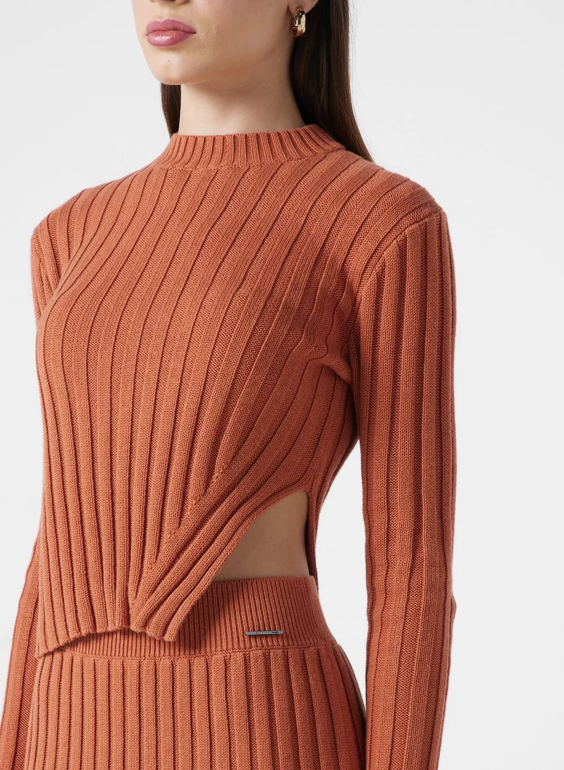 CALVIN KLEIN Rib Knit Sweater