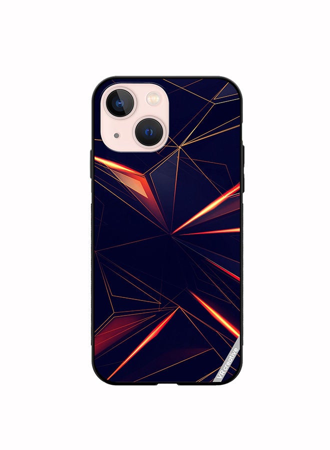 VR CREATIVE Protective Case Cover For Apple iPhone 13 mini Geometrical Design Multicolour - Image 1