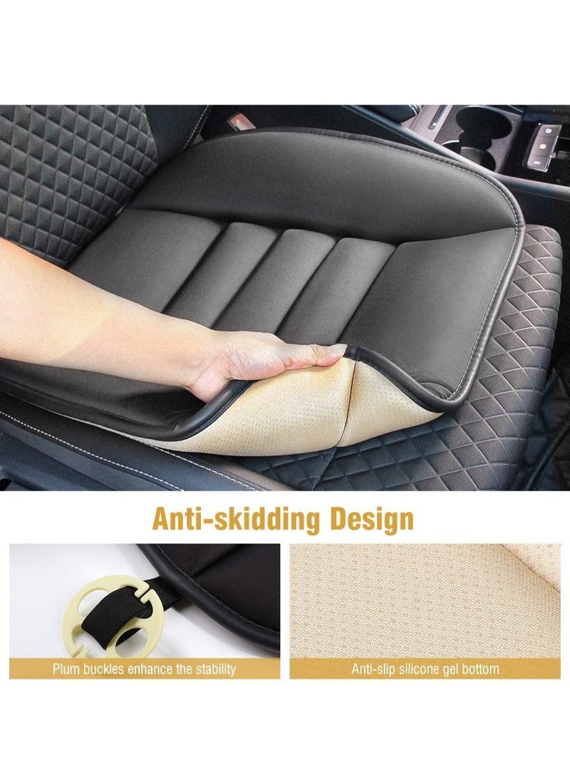 KASTWAVE Premium Car Seat Cushion, Comfort Memory Foam Driver Seat Cushion, Lower Back Pain Relief, Suitable for Car Seat Driver, Office Chair (Black) - Image 3
