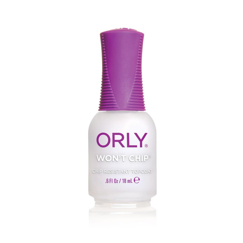 Orly Top Nail Coat, Won't Chip, 0.6 Ounce