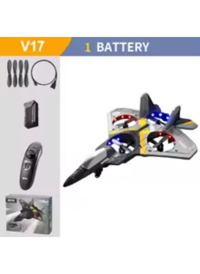 V17 RC Airplane 2.4GHz 6CH – Foam EPP Remote Control Glider Plane for Kids – Lightweight, Crash-Resistant Fighter Jet Toy  - Image 2