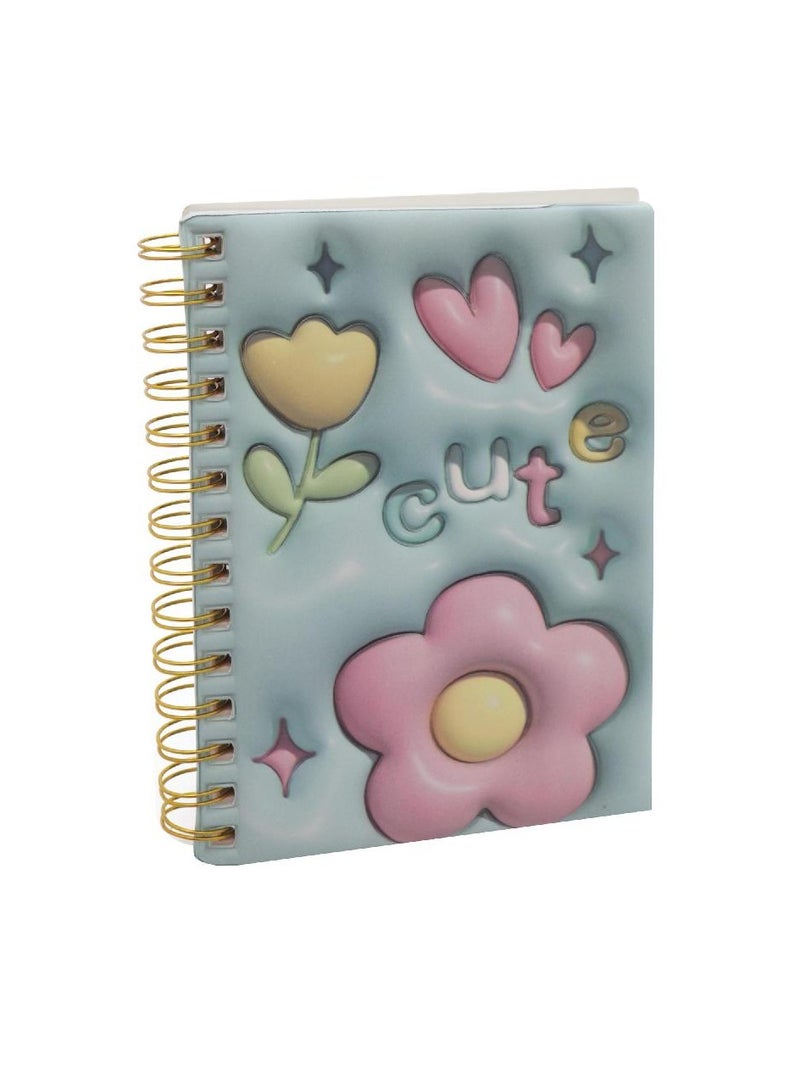 روكو دفتر ملاحظات زهرة بكلمة "لطيف" ١٣ × ١٨.٥ سم - Image 1