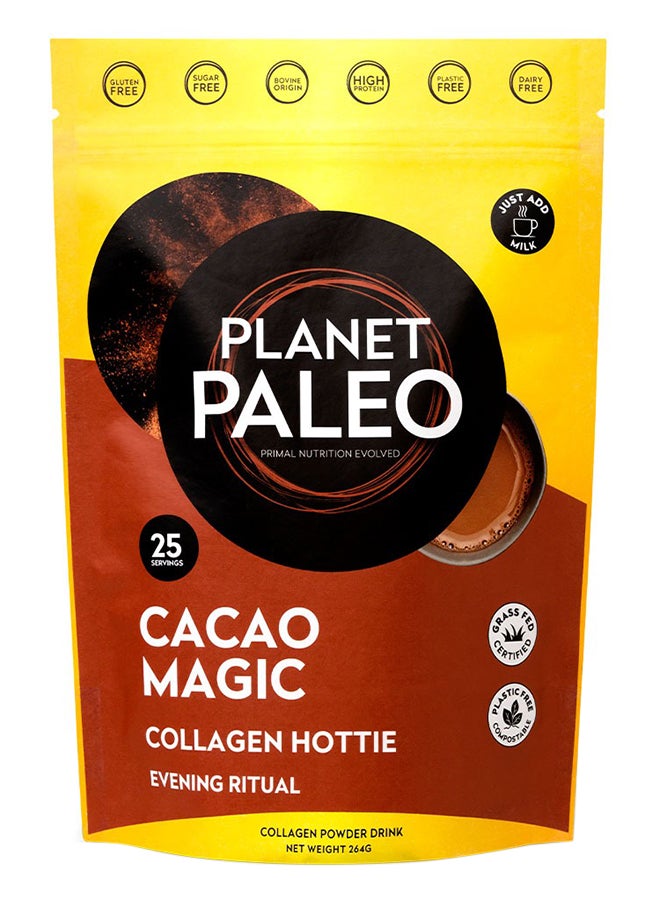 Planet Organic Planet Paleo Organic Pure Type 1 And 3 Collagen Cacao Magic 264G - Image 1