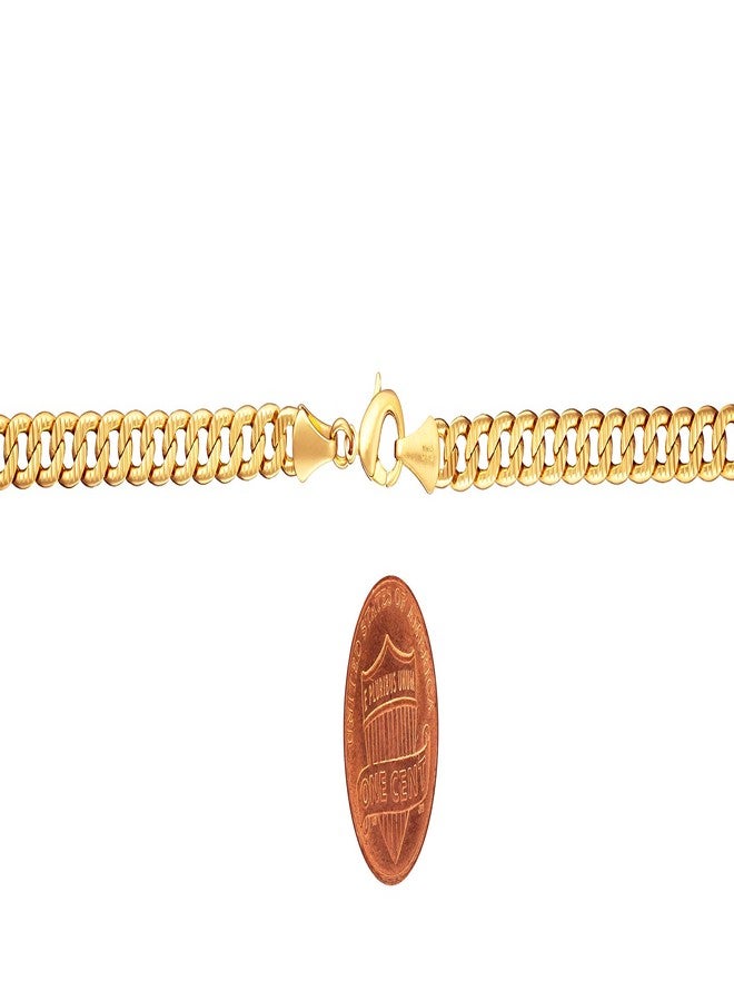 Barzel 18k Gold Plated Diamond Cut Cuban Link Chain Necklace 5MM (22, Diamond Cut CU100) - Image 4