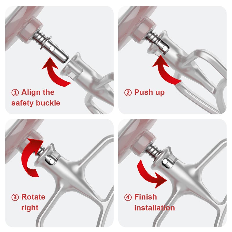 InnoMoon Stainless Steel Flat Beater for KitchenAid Stand Mixer, Paddle Attachment for KitchenAid Mixer Attachments, Fits 4.5-5Qt Tilt-Head Stand Mixers, Dishwasher Safe Beater Replacement by InnoMoon - Image 5