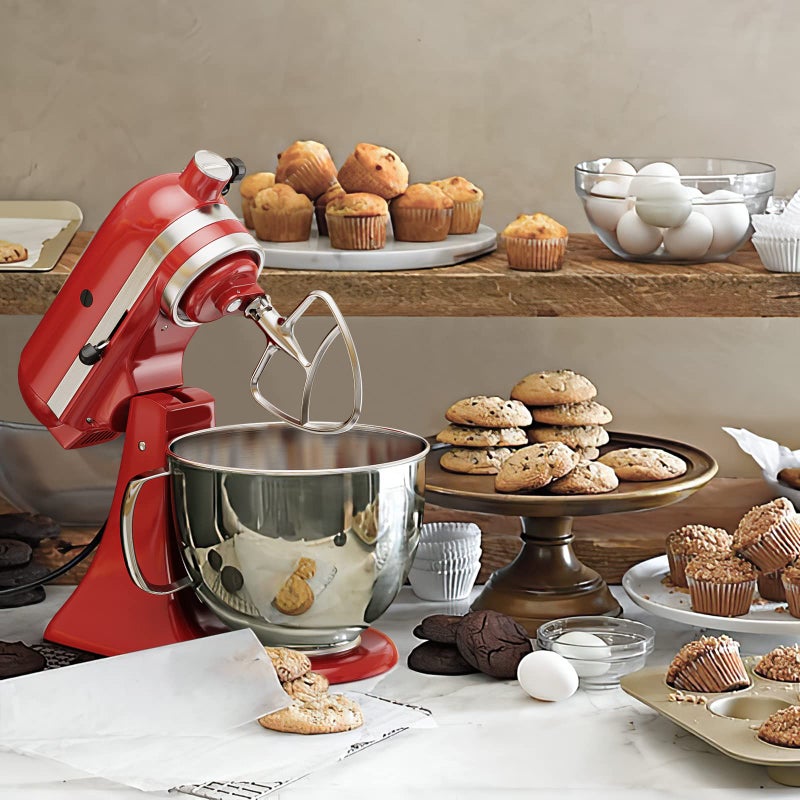 InnoMoon Stainless Steel Flat Beater for KitchenAid Stand Mixer, Paddle Attachment for KitchenAid Mixer Attachments, Fits 4.5-5Qt Tilt-Head Stand Mixers, Dishwasher Safe Beater Replacement by InnoMoon - Image 2