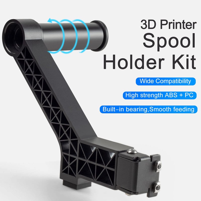 RED REX CREALITY Ender 3 Rotatable Filament Spool Holder Upgrade Built-in Bearing 3D Printer Bracket for Ender 3,Ender 3 V2,Ender 3 Pro,CR10,Ender 5,Ender 5 Pro,Ender 3 Neo,Ender 3 V2 Neo 3D Printers - Image 5