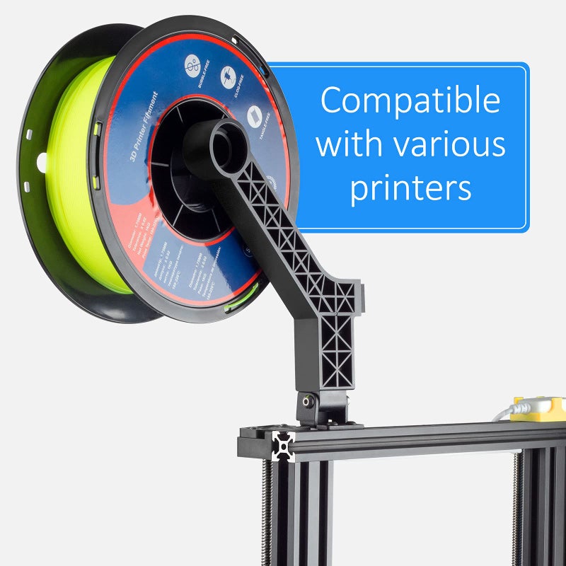 RED REX CREALITY Ender 3 Rotatable Filament Spool Holder Upgrade Built-in Bearing 3D Printer Bracket for Ender 3,Ender 3 V2,Ender 3 Pro,CR10,Ender 5,Ender 5 Pro,Ender 3 Neo,Ender 3 V2 Neo 3D Printers - Image 3