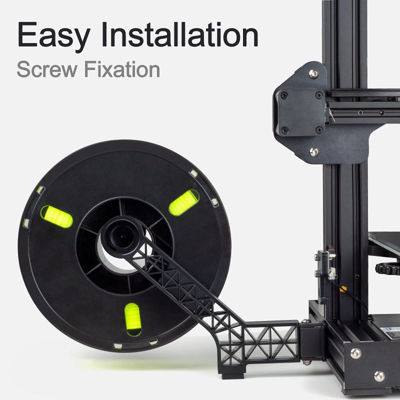 RED REX CREALITY Ender 3 Rotatable Filament Spool Holder Upgrade Built-in Bearing 3D Printer Bracket for Ender 3,Ender 3 V2,Ender 3 Pro,CR10,Ender 5,Ender 5 Pro,Ender 3 Neo,Ender 3 V2 Neo 3D Printers - Image 4