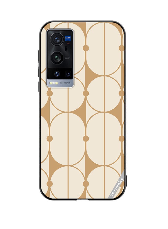 VR CREATIVE Protective Case Cover For Vivo X60 Pro Plus Asian Icon Design Multicolour - Image 1