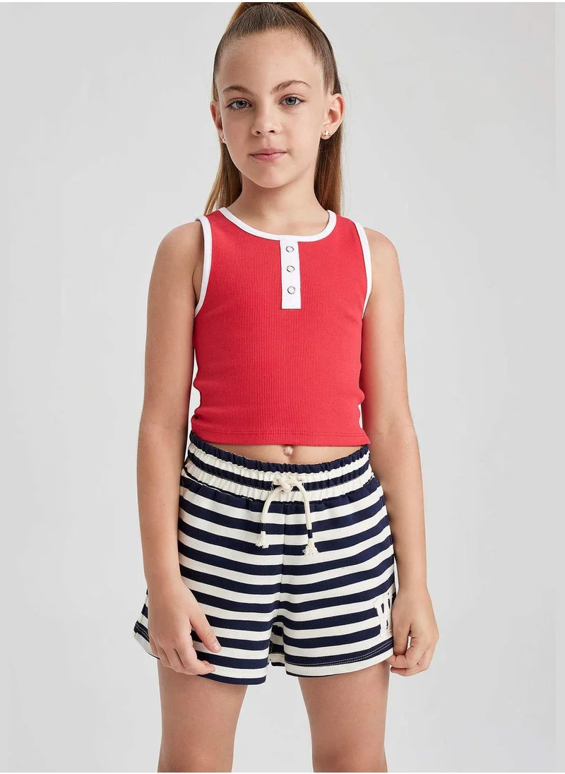 ديفاكتو Girl Sleeveless Knitted Tank Top