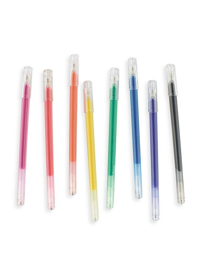 أولي مجموعة أقلام جل لامعة من Radiant Writer'S مكونة من 8 أقلام - أقلام لامعة للأطفال والكبار ولوازم فنية ولوازم مكتبية [8 أقلام جل لامعة] - Image 5