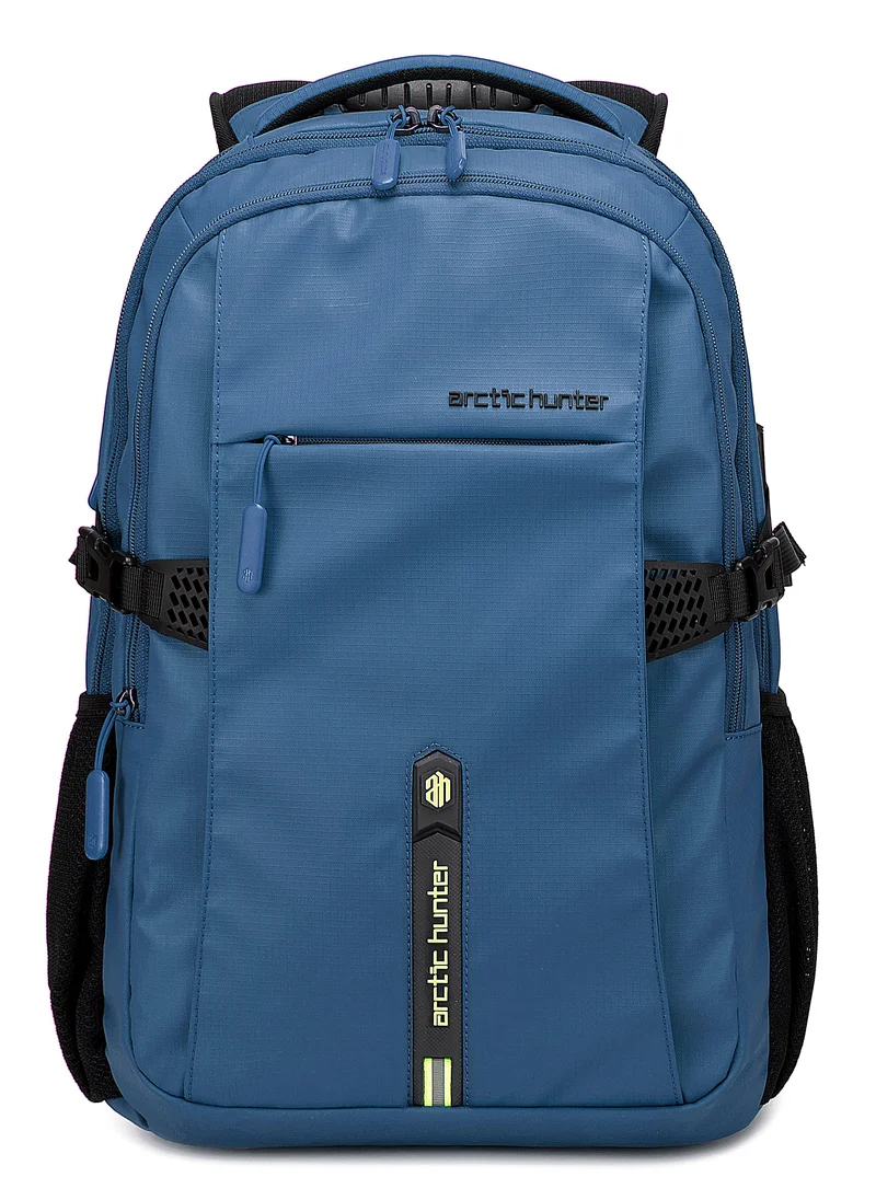 أركتيك هانتر Travel Daypack Water Repellant Scratch Resistant 30L Backpack with Built In USB/Headphone Port for Men and Women B00388 Blue