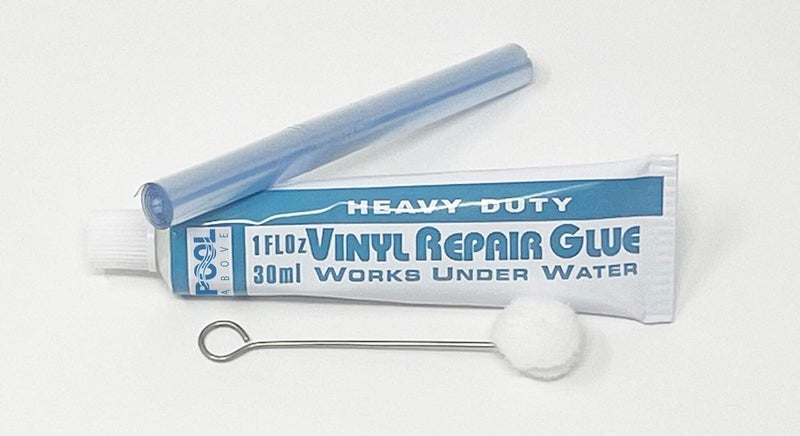 Pool Above Ultra Frame Pool Liner Repair Kit | Durable Vinyl Glue with Option of Glue-Down or Peel-and-Stick Blue Pool Print Patches for Reliable Repairs Peel and Stick Pool Print - Image 4