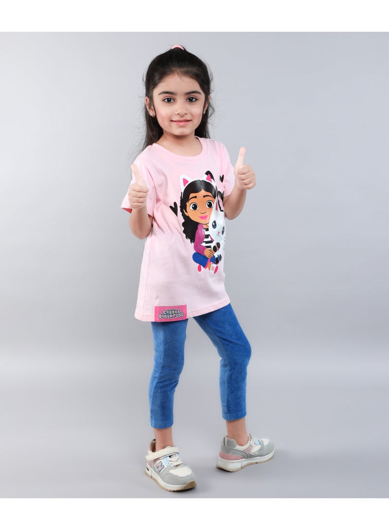 غابيز دول هاوس بيت الدمية غابي - تي شيرت للبنات - Image 4