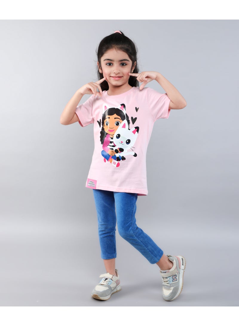 غابيز دول هاوس بيت الدمية غابي - تي شيرت للبنات - Image 1