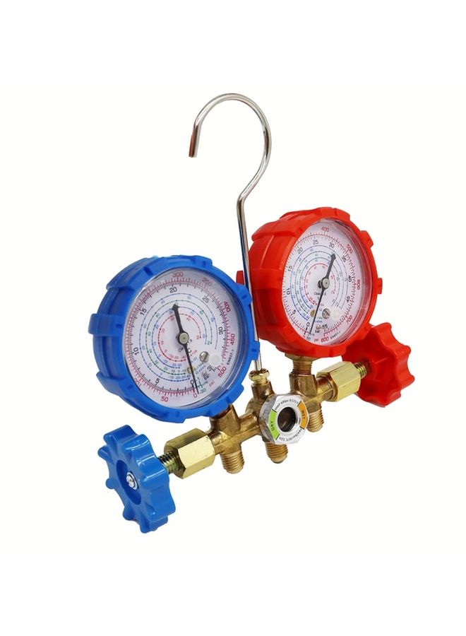 R32 R410A R404A R134A مجموعة مقياس التبريد HVAC مع أنابيب ملونة لتكييف الهواء والتبريد - Image 4