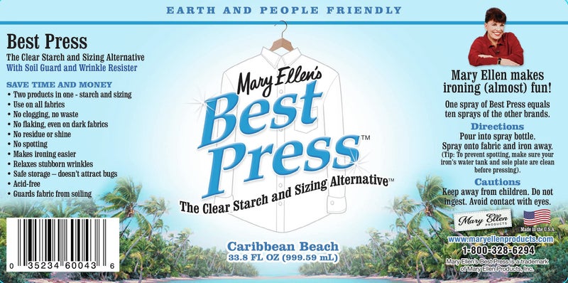 Mary Ellen Products Best Press Starch Alternative, Caribbean - Image 2