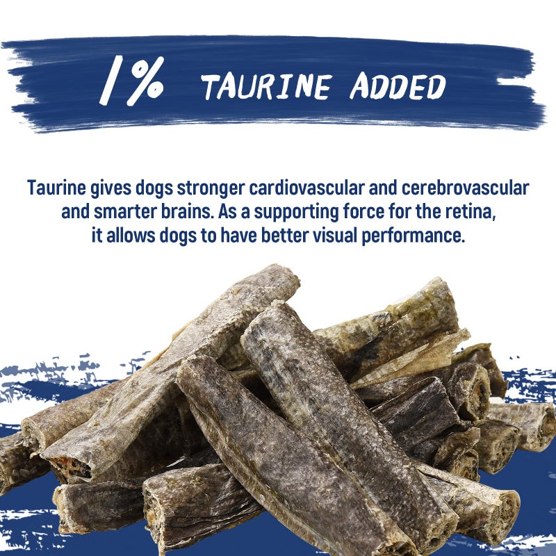 PAWUP Dog Treats, Cod Skins Dog Treat with Taurine, One-Ingredient Grain-Free Chew Fish Skin Rolls Rich in Omega3, 8 oz (4-6 Count) - Image 5