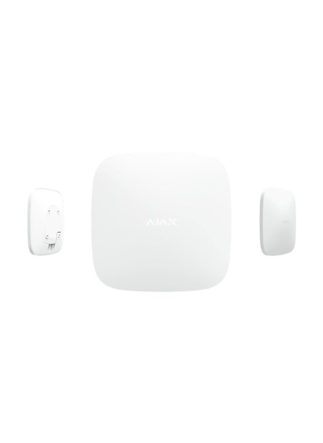 Ajax - AJAX Hub Plus | Smart Security Control Panel | Wi-Fi + Ethernet + GSM | White - Image 1