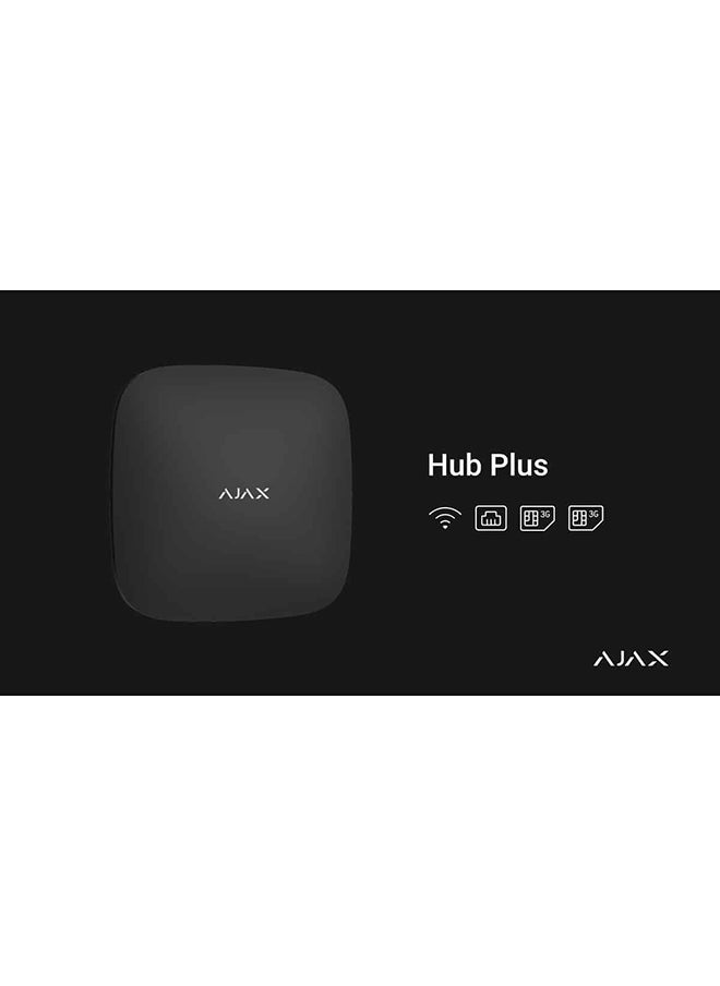 Ajax - AJAX Hub Plus | Smart Security Control Panel | Wi-Fi + Ethernet + GSM | White - Image 1