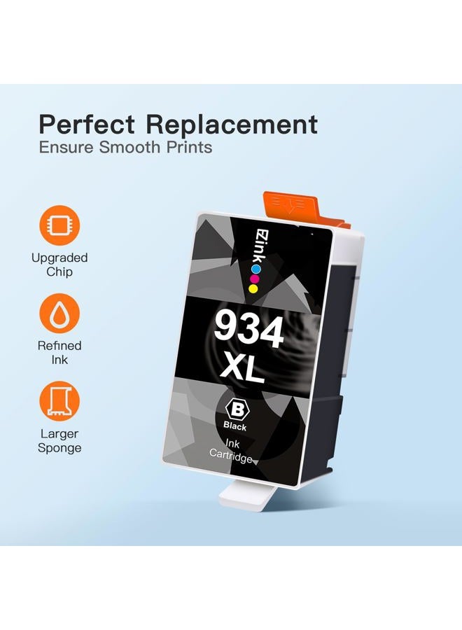 E-Z Ink خراطيش حبر بديلة متوافقة مع HP 934 934XL 934 XL عالية السعة للاستخدام مع طابعات HP Officejet 6800 6812 6815 6825 6822 6820 OfficeJet Pro 6230 6830 6200 6835 (2 أسود) - Image 5