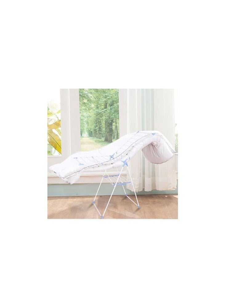 بونكا رف تجفيف الملابس مع اذرع لون ازرق من بونكا - Image 2