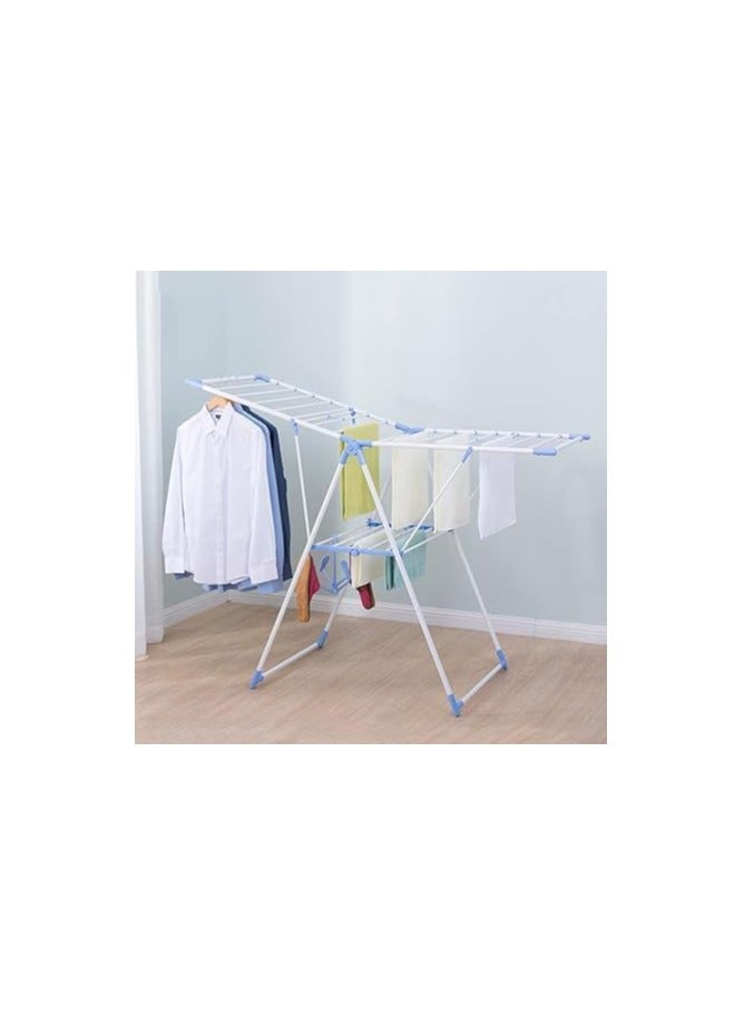 بونكا رف تجفيف الملابس مع اذرع لون ازرق من بونكا - Image 3