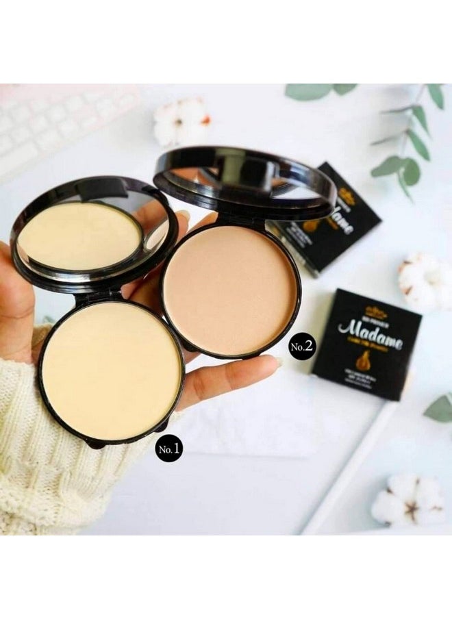 BANCO Madame 12 G. Light Oil Control Face Pressed Powder Compact Foundation Long Lasting Makeup Oily Skin Flawless Matte Finish Controls Face Shine Skin Oil Control Breathable Coverage Lightweight Spf 25  - Image 3