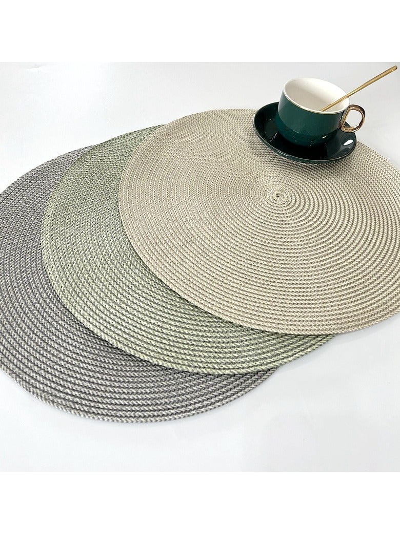 1-Piece Placemat 38CM Large Size Placemats and Coasters Combo-Table Placemats for Dining  - Image 5
