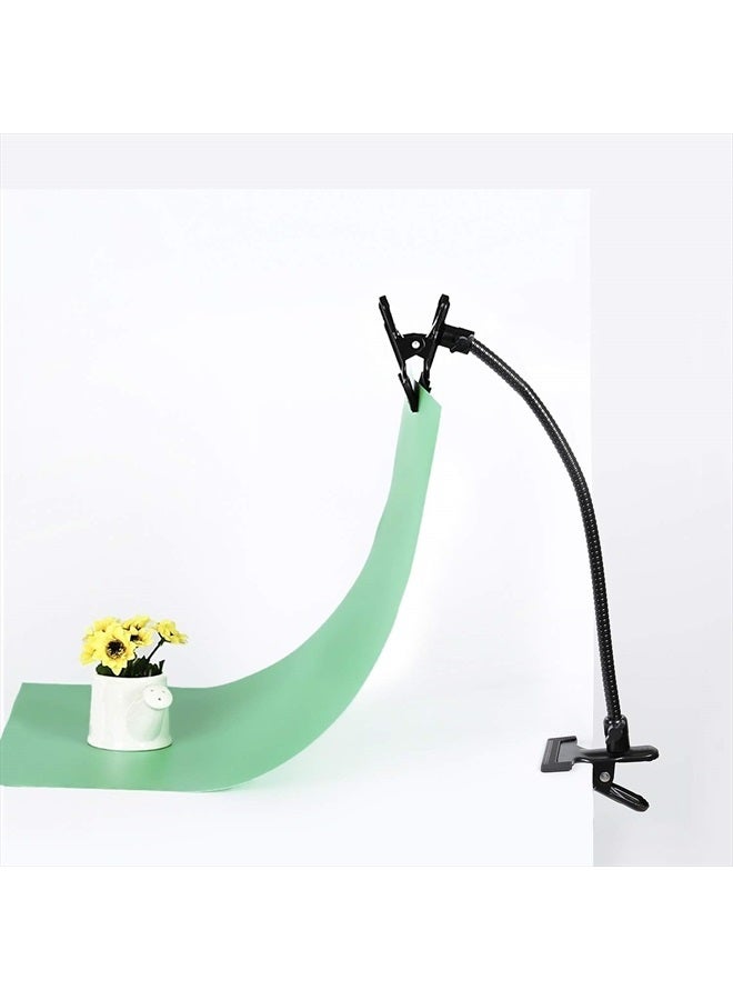 Konseen Photo Studio Light Stand Background Holder U+C-Type Heavy Duty Clamp Clip with Flexible Long Arms Gooseneck Camera Photo Studio Accessories Reflector Photo Camera Studio Set - Image 3