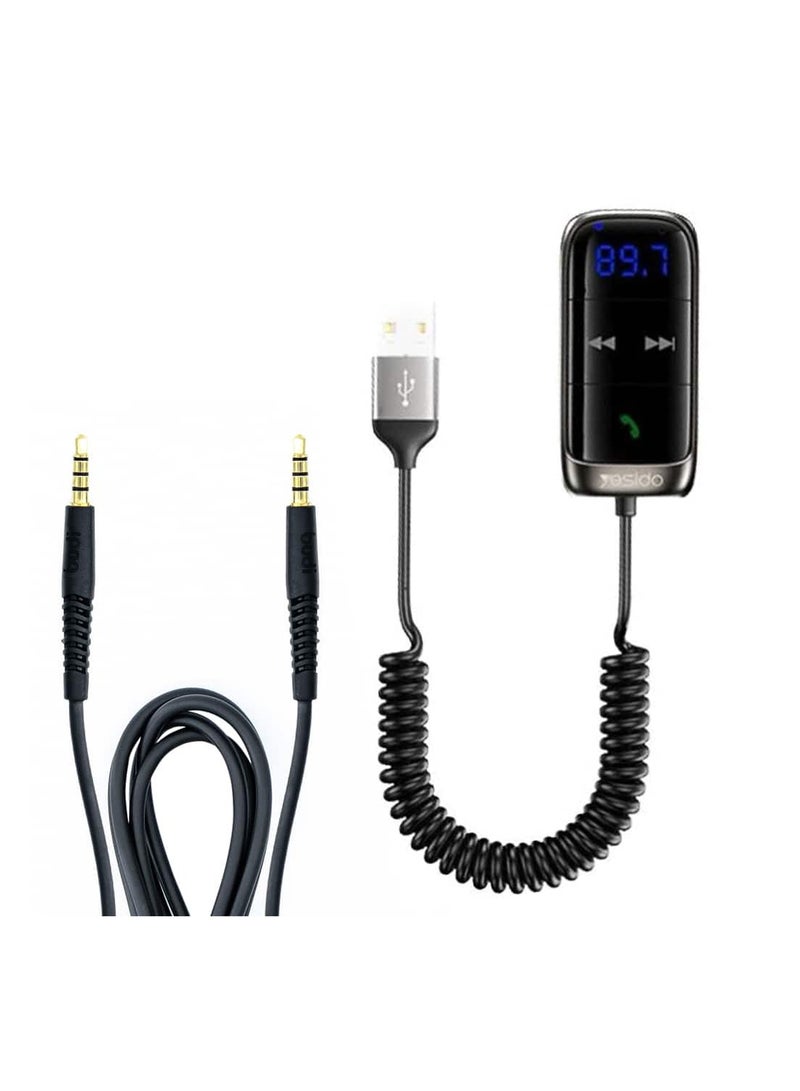 Yesido Wireless AUX Car FM Receiver, Audio Adapter - Image 2