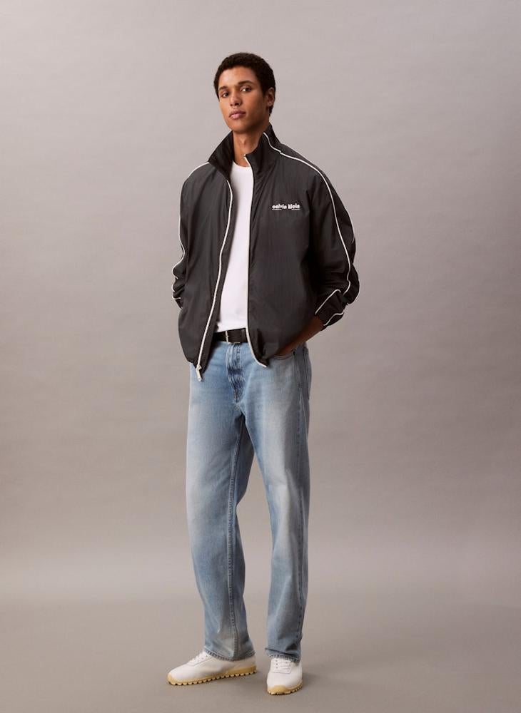 Calvin Klein Jeans Long Sleeve Crinkle Stand Collar Jacket - Image 5