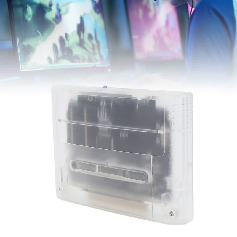 Game Cartridge Professional 3000 in 1 8GB Memory Card High Speed Multifunctional for SNES for SFC Gaming Console White Transparent - Image 5