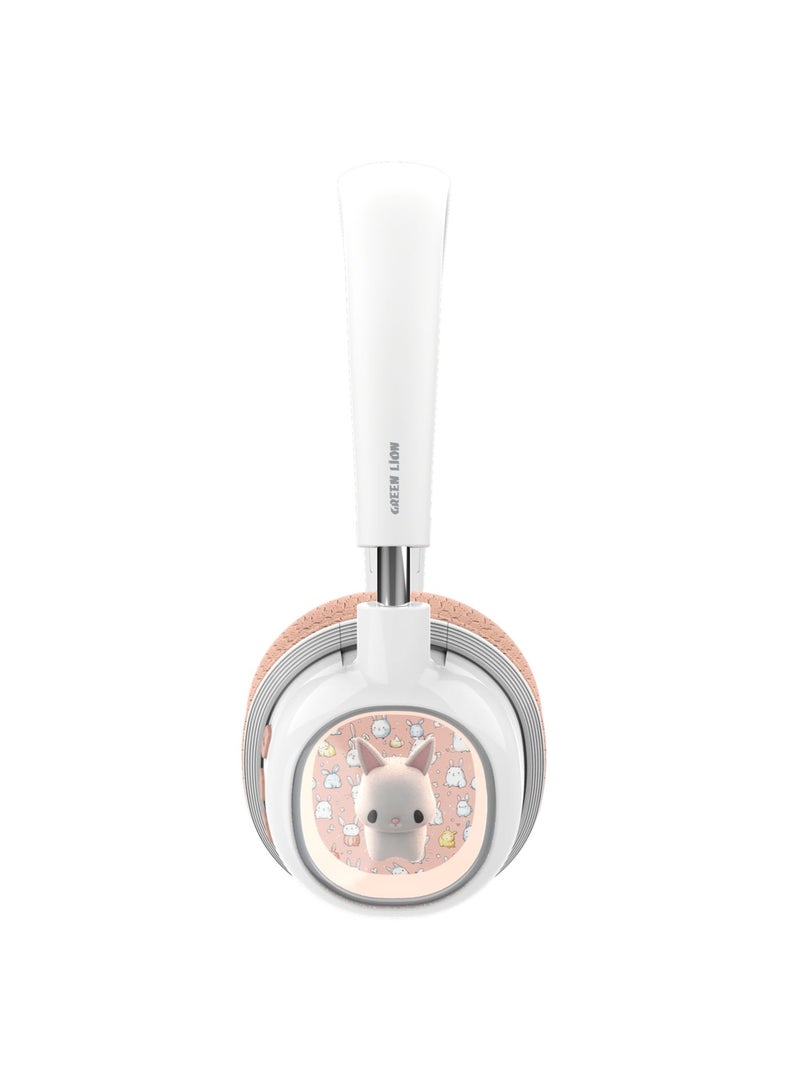 GREEN LION Kids Bluetooth Headphone with Built-in Microphone, LED Light , 20 Hours Playtime, Adjustable Headband, Soft Padded Cushions, Bluetooth 5.4, Compatible for Ages 3+, Headset for Teens/Boys/Girls/School/Phones/Tablet - Pink - Image 2