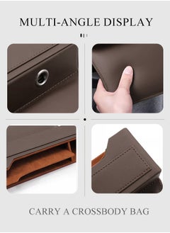 Generic Luxury Car Gap Organizer Leather Storage Box with Fast Charge Ports Anti-Slip Design for any model  - Image 2