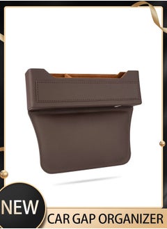 Generic Luxury Car Gap Organizer Leather Storage Box with Fast Charge Ports Anti-Slip Design for any model  - Image 1