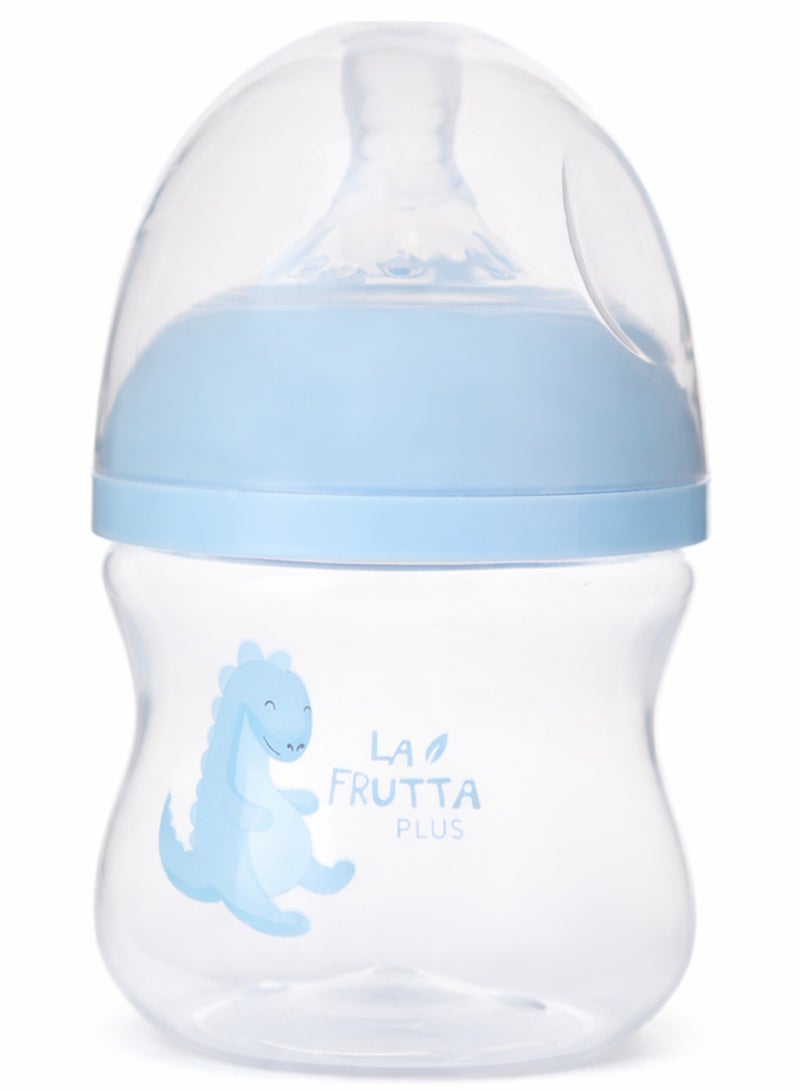 La Frutta Plus Natural Flow Bottle Anti-Colic 120ml (Blue) , BPA FREE, 0%bisfenol - (M:0+) - Image 1