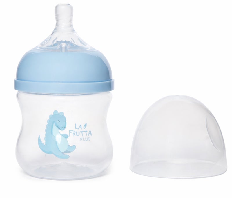 La Frutta Plus Natural Flow Bottle Anti-Colic 120ml (Blue) , BPA FREE, 0%bisfenol - (M:0+) - Image 2
